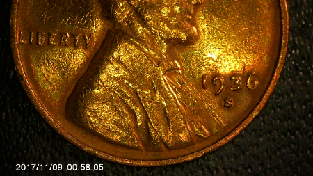 A-1936-S-Wheat-Lincoln-Penny-With-A-Proof-Like-Finish?